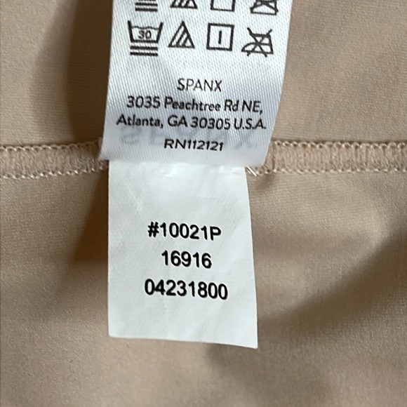 SPANX Shapewear 10021P Thinstincts Open-Bust Mid-Thigh Bodysuit Nude size 2X - Picture 12 of 15